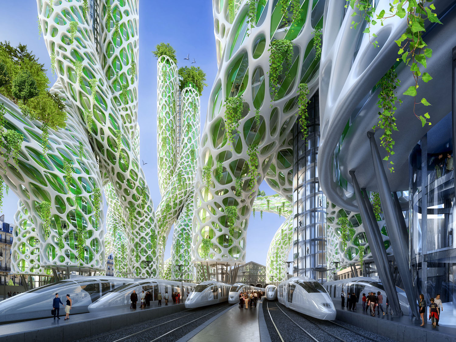 Vincent Callebaut Парижский город будущего